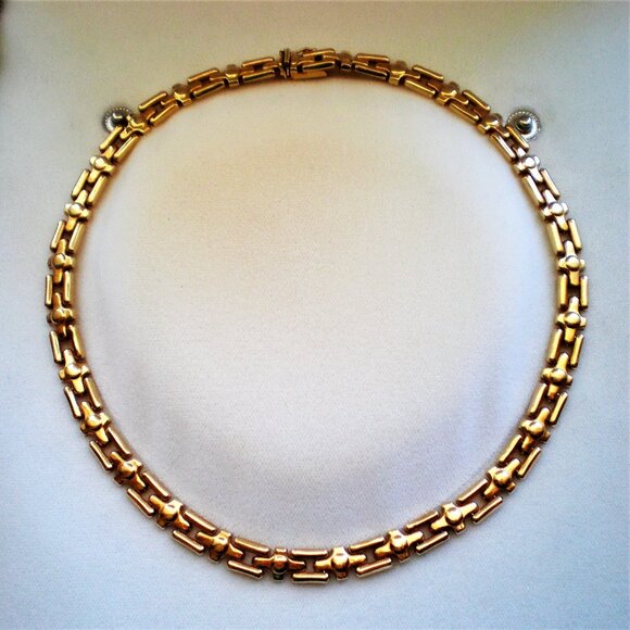 European Italy Designer HEAVY Solid 14K Yellow Gold Stampato Necklace Chain 31 g - Picture 1 of 7